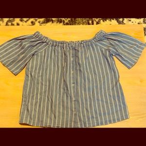 Over the shoulder top